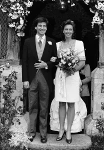 Sebastian Coe Athlete With His Wife Nicola At The Blessing Of Their Wedding At All Sebastian Coe Athlete With His Wife Nicola At The Blessing Of Their Wedding At All