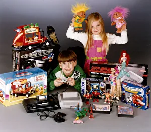 A selection of popular toys for children. November 1992 A selection of popular toys for children. November 1992