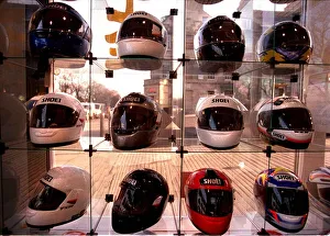 Selecton of motorcycle helmets February 1998 PIC BY CHRIS WATT Selecton of motorcycle helmets February 1998 PIC BY CHRIS WATT