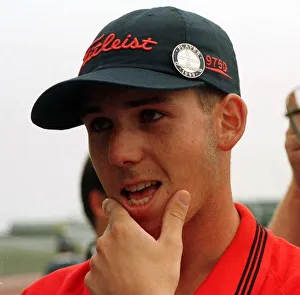 Sergio Garcia Open Golf Championship Carnoustie 1999 nahd at face Titleist cap Sergio Garcia Open Golf Championship Carnoustie 1999 nahd at face Titleist cap