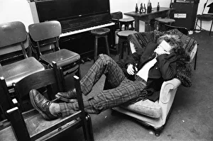 The Sex Pistols in Holland. Johnny Rotten after the Arnhem gig The Sex Pistols in Holland. Johnny Rotten after the Arnhem gig