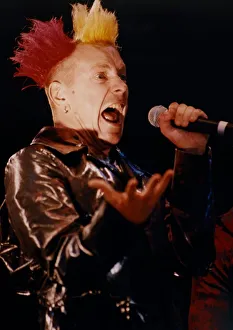 Sex Pistols perform at the Phoenix Festival, Long Marston Airfield, near Stratford Sex Pistols perform at the Phoenix Festival, Long Marston Airfield, near Stratford