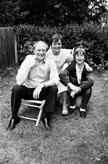 Images Dated 12th June 1983: Shadow Secretary of State for Education Neil Kinnock at home with his wife Glenys