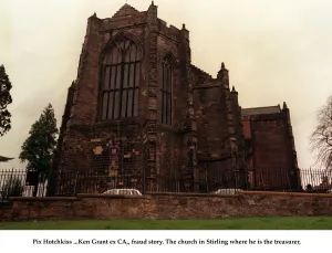 Shamed accountant Kenneth Grant April 1998 his Church in Stirling massive fraud Shamed accountant Kenneth Grant April 1998 his Church in Stirling massive fraud