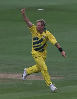 Shane Warne Cricket World Cup Final 1999 June 1999 Shane Warne of Australia Shane Warne Cricket World Cup Final 1999 June 1999 Shane Warne of Australia