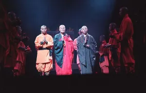 Shaolin Monks of China at the Royal Albert Hall during their opening ceromony Shaolin Monks of China at the Royal Albert Hall during their opening ceromony