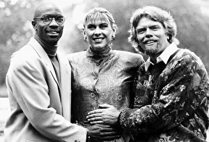 Sharron Davies Swimmer with Boyfriend Athlete Derek Redmond Sharron Davies Swimmer with Boyfriend Athlete Derek Redmond