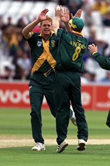 Shaun Pollock Celebrates Cricket World Cup June 1999 Shaun Pollock Celebrates Shaun Pollock Celebrates Cricket World Cup June 1999 Shaun Pollock Celebrates