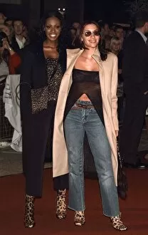 Images Dated 21st September 1999: Shaznay Lewis and Melanie Blatt Sep 1999 FROM ALL SAINTS ARRIVING AT HOME TONIGHT
