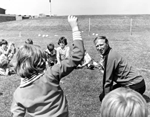 Sheffield Wednesday manager Jack Charlton coaching young footballers in February 1979 Sheffield Wednesday manager Jack Charlton coaching young footballers in February 1979