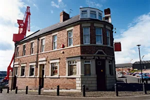 Ship in the Hole pub, Wallsend, Tyne and Wear. 10th June 1991 Ship in the Hole pub, Wallsend, Tyne and Wear. 10th June 1991