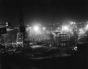 Shipbuilding Yard, Sunderland, 1st November 1971 Shipbuilding Yard, Sunderland, 1st November 1971
