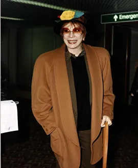 Shirley Maclaine the actress arriving at Heathrow Shirley Maclaine the actress arriving at Heathrow