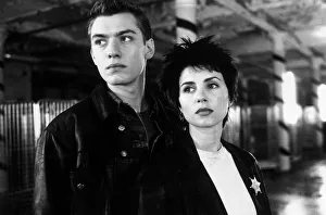 Shopping the television programme with Jude Law and Sadie Frost July 1992 Shopping the television programme with Jude Law and Sadie Frost July 1992
