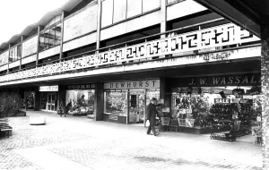 Shops in the Lower Precinct, Coventry city centre. 30th January 1980 Shops in the Lower Precinct, Coventry city centre. 30th January 1980