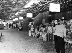 Shops and stalls at Cannon Park shopping centre, Coventry. 20th November 1984 Shops and stalls at Cannon Park shopping centre, Coventry. 20th November 1984
