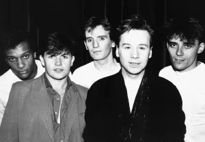Simple Minds rock band from left Mel Gaynor Charlie Burchill Derek Forbes Simple Minds rock band from left Mel Gaynor Charlie Burchill Derek Forbes