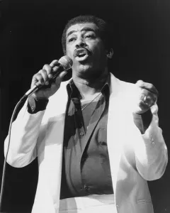 Singer Ben E King live on stage at London Palladium march 1987 Singer Ben E King live on stage at London Palladium march 1987