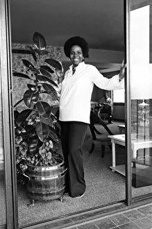 Singer Gladys Knight seen here at the Inn on the Park hotel, London 21st April 1976 Singer Gladys Knight seen here at the Inn on the Park hotel, London 21st April 1976
