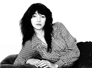 Singer Kate Bush in the studio. 23rd September 1983 Singer Kate Bush in the studio. 23rd September 1983