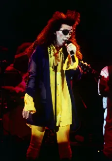 Singer Pete Burns from pop group Dead or Alive performing live on stage September Singer Pete Burns from pop group Dead or Alive performing live on stage September