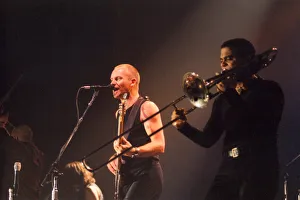 Singer / songwriter Sting in concert at the Newcastle Arena, 24th November 1996 Singer / songwriter Sting in concert at the Newcastle Arena, 24th November 1996
