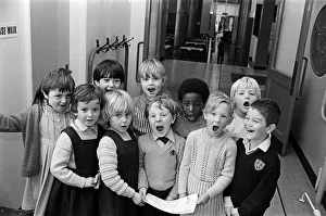 Singing out loud - these pupils of Bradley Infants School were among some 150 youngsters Singing out loud - these pupils of Bradley Infants School were among some 150 youngsters