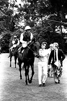 Singletta, with jockey Walter Swinburn virtually a passenger Singletta, with jockey Walter Swinburn virtually a passenger