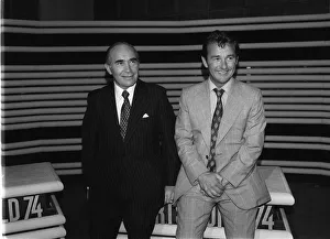 Sir Alf Ramsey former England manager June 1974 and Brian Clough at the ITV Sir Alf Ramsey former England manager June 1974 and Brian Clough at the ITV
