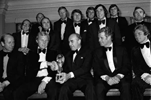 Sir Alf Ramsey shakes hands with Bobby Moore July 1974 Sir Alf Ramsey shakes hands with Bobby Moore July 1974