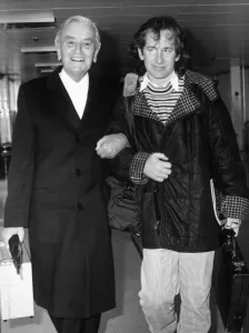 Sir David Lean and Steven Spielberg at London Heathrow Airport Sir David Lean and Steven Spielberg at London Heathrow Airport