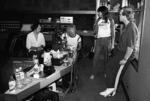 Sir Elton John in the recording studio on the Island of Monstserrat 1982 Sir Elton John in the recording studio on the Island of Monstserrat 1982
