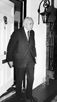 Sir Harold Wilson former Labour Prime Minister of Great Britain pictured outside the home Sir Harold Wilson former Labour Prime Minister of Great Britain pictured outside the home
