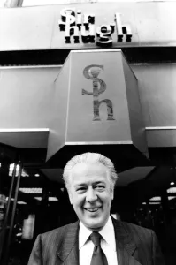 Sir Hugh Fraser, pictured outside his store Sir Hugh in Glasgow Sir Hugh Fraser, pictured outside his store Sir Hugh in Glasgow