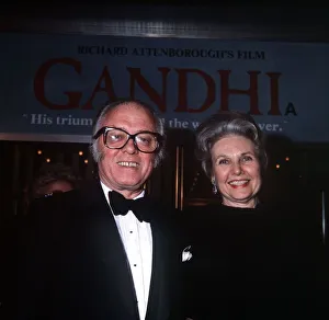 Sir Richard Attenborough At The Premiere Of The Film Gandhi Sir Richard Attenborough At The Premiere Of The Film Gandhi