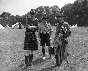Sir Robert Baden Powell right seen here at the Wembley Scout Jamboree with senior scout Sir Robert Baden Powell right seen here at the Wembley Scout Jamboree with senior scout