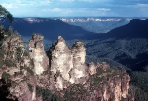 Three Sisters Rock in Katoomba New South Wales Australia Three Sisters Rock in Katoomba New South Wales Australia