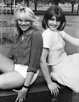 Sizzling beauties Ruth and Rachel Merrit kept the temperatures high at the Radio One Fun Sizzling beauties Ruth and Rachel Merrit kept the temperatures high at the Radio One Fun