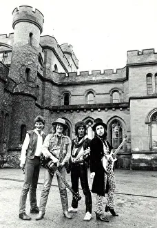 Slade at Eastnor Castle, near Ledbury. (L _-R) Don Powell, Noddy Holder Slade at Eastnor Castle, near Ledbury. (L _-R) Don Powell, Noddy Holder