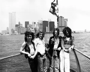 Slade pop group in New York, America on tour, June 1975 Slade pop group in New York, America on tour, June 1975