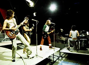 Slade - Pop Group seen here during rehearsals for the BBC television programme Top Slade - Pop Group seen here during rehearsals for the BBC television programme Top