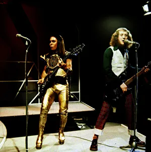 Slade - Pop Group seen here in rehearsals at the White City studios of Top of Slade - Pop Group seen here in rehearsals at the White City studios of Top of