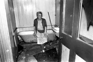 Slum and derelict housing in the West end of Newcastle 1 May 1970 Slum and derelict housing in the West end of Newcastle 1 May 1970