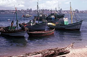 A small fishing community on the edge of the bay at the port of luanda the capital A small fishing community on the edge of the bay at the port of luanda the capital