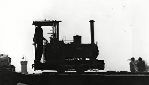 A small steam locomotive at the Donington Steam Pageant. 15th September 1983 A small steam locomotive at the Donington Steam Pageant. 15th September 1983