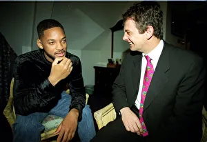 Will Smith actor and rap singer Jan 1999 talking with Matthew Wright staff Will Smith actor and rap singer Jan 1999 talking with Matthew Wright staff