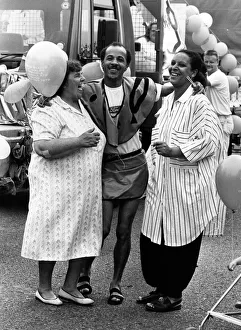 Song and dance filled the air as hundreds of people gathered at Toxteth' Song and dance filled the air as hundreds of people gathered at Toxteth'