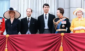 Sophie Rhys Jones and fiance Prince Edward with Princess Anne and husband Tim Taylor Sophie Rhys Jones and fiance Prince Edward with Princess Anne and husband Tim Taylor