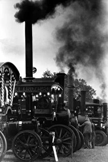 Images Dated 11th June 1988: Sounds and smell of steam as the entrants prepare their traction engines for the grand