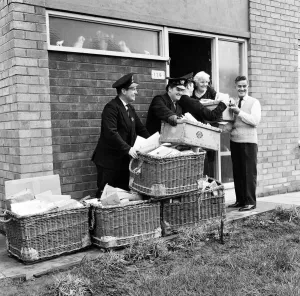 Special Mail Delivery for George Harrison, who celebrates his 21st Birthday today Special Mail Delivery for George Harrison, who celebrates his 21st Birthday today